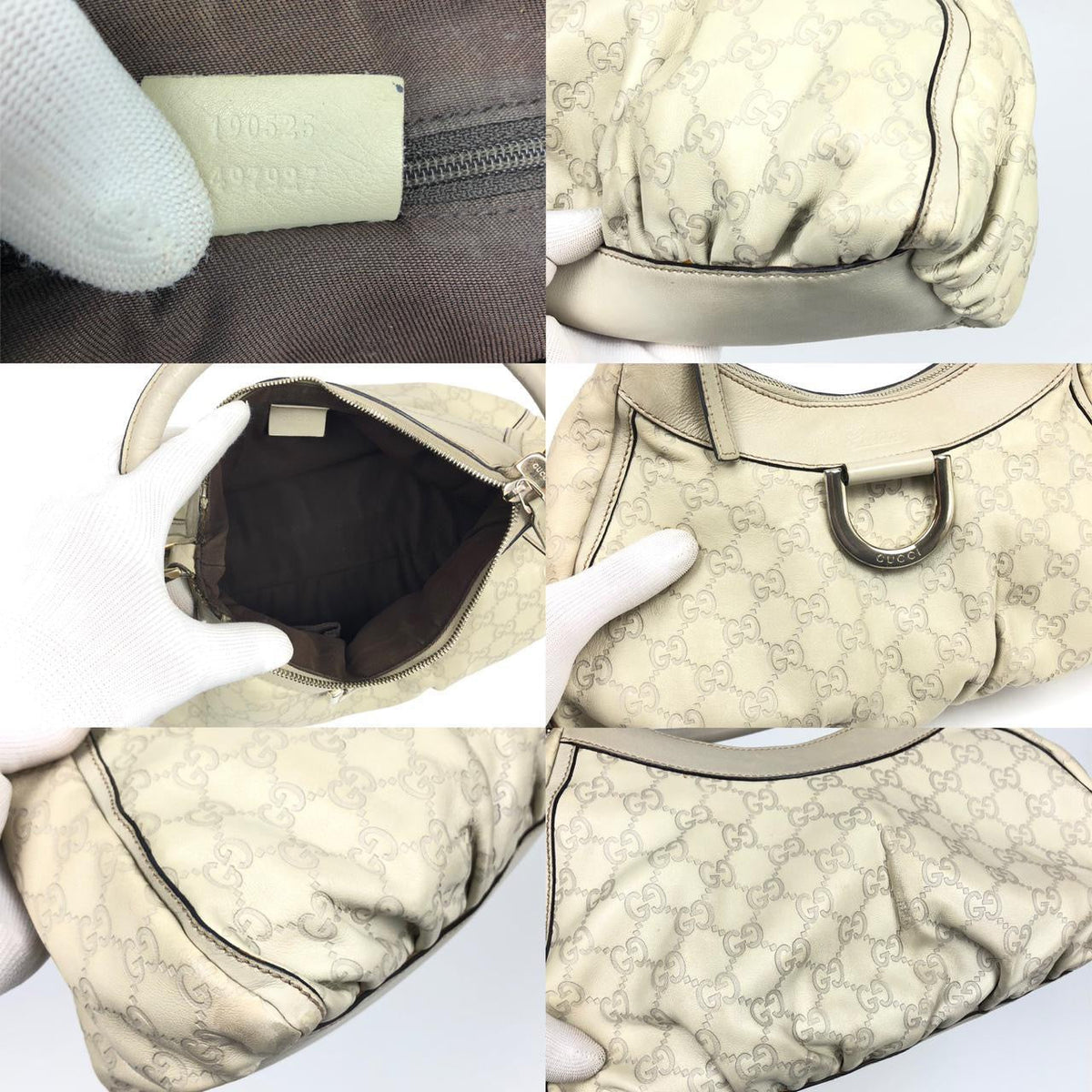 GUCCI MONOGRAM SHOULDER BAG