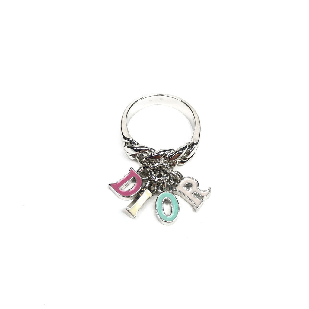 CHRISTIAN DIOR SPELL-OUT RING