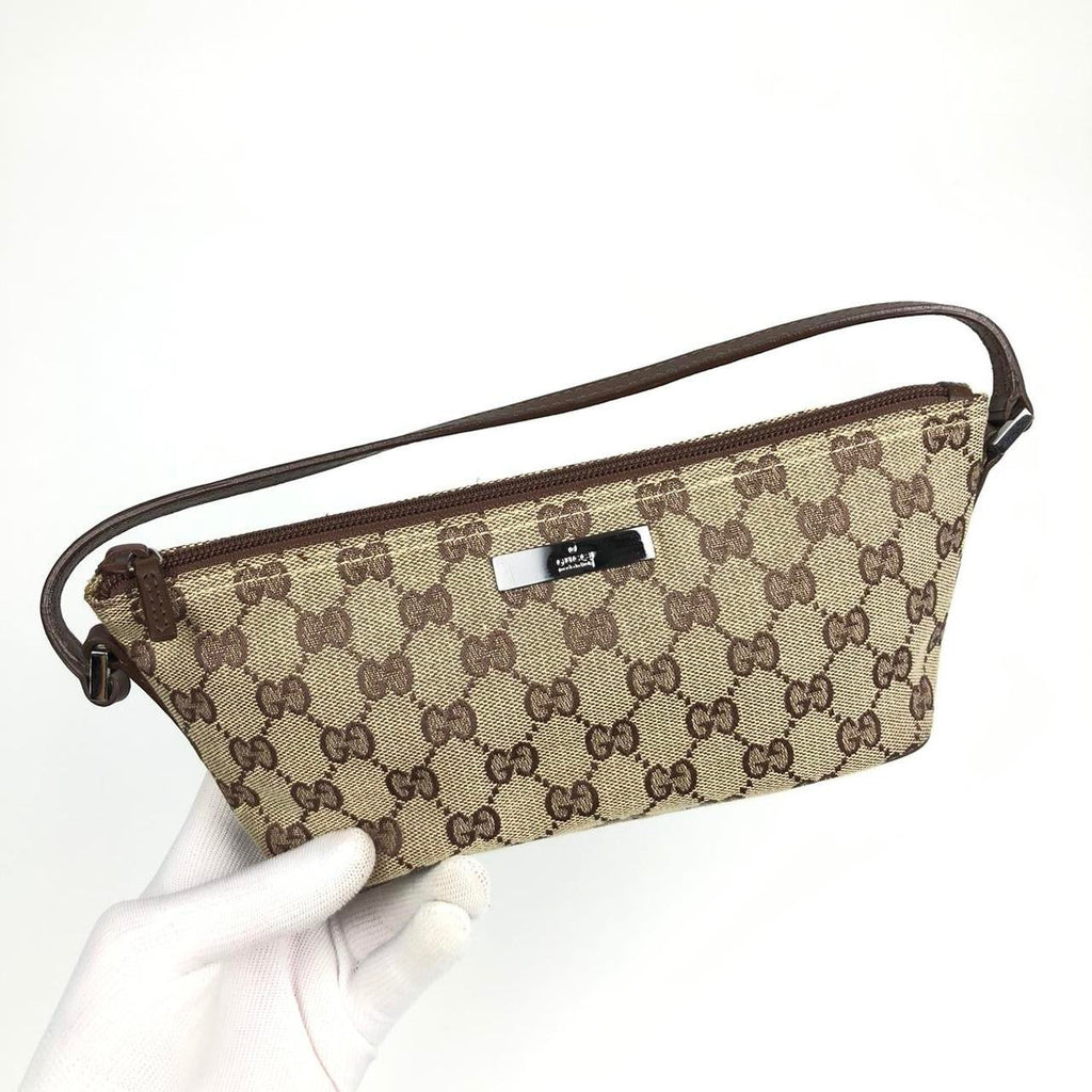 GUCCI MONOGRAM SHOULDER BAG