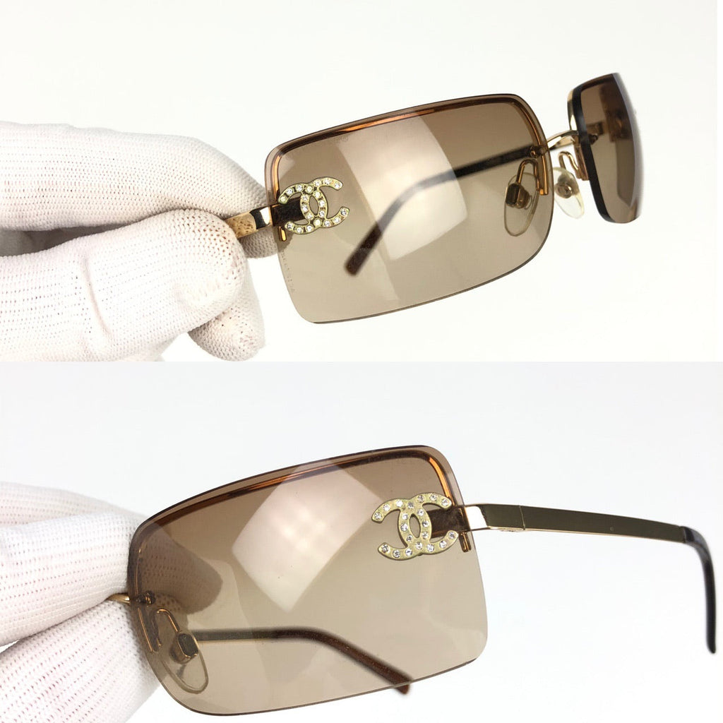 CHANEL RIMLESS SUNGLASSES