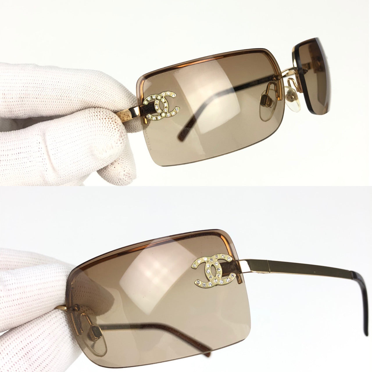 CHANEL RIMLESS SUNGLASSES
