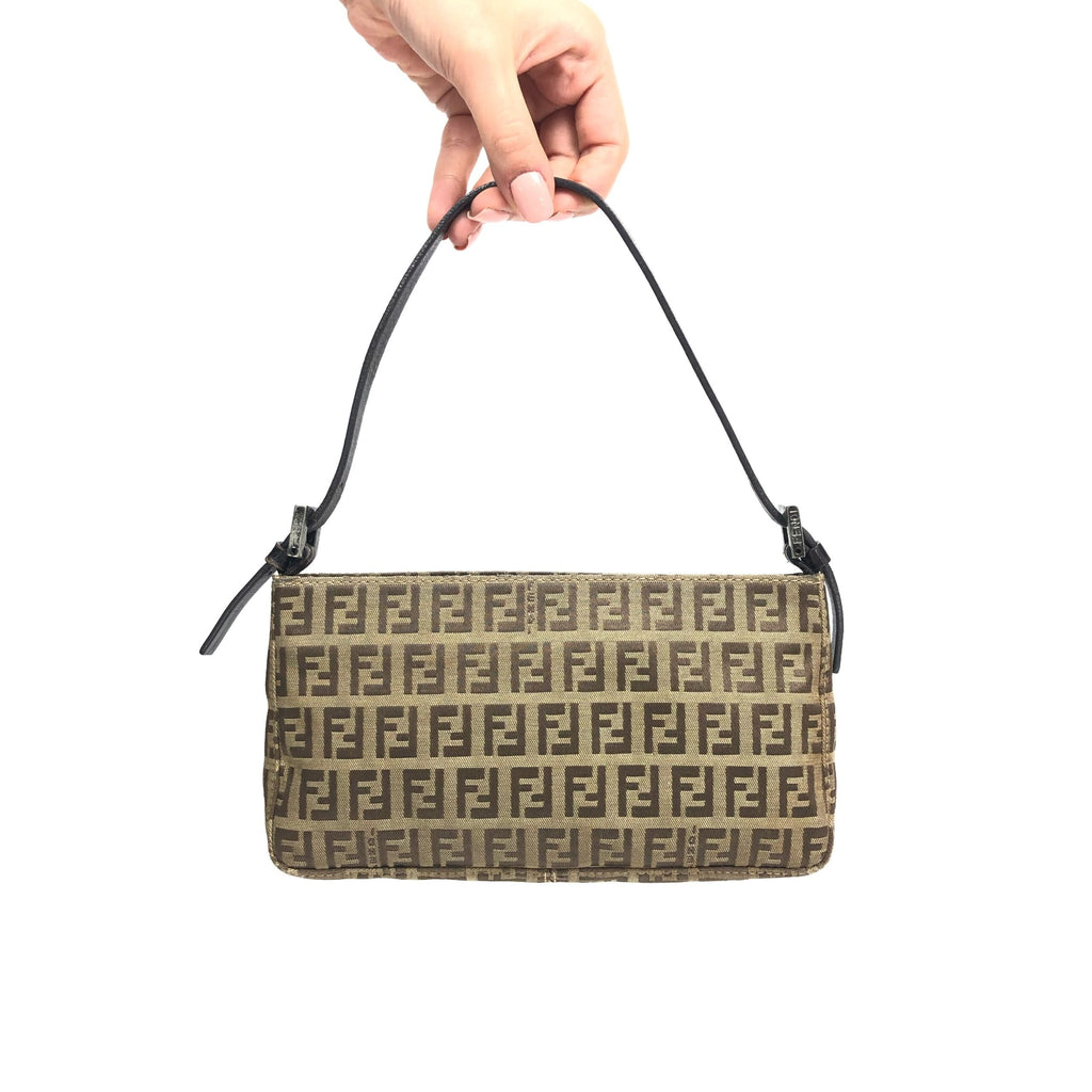FENDI ZUCCA SHOULDER BAG