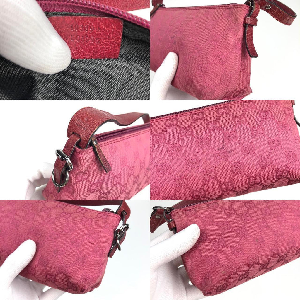 GUCCI MONOGRAM SHOULDER BAG