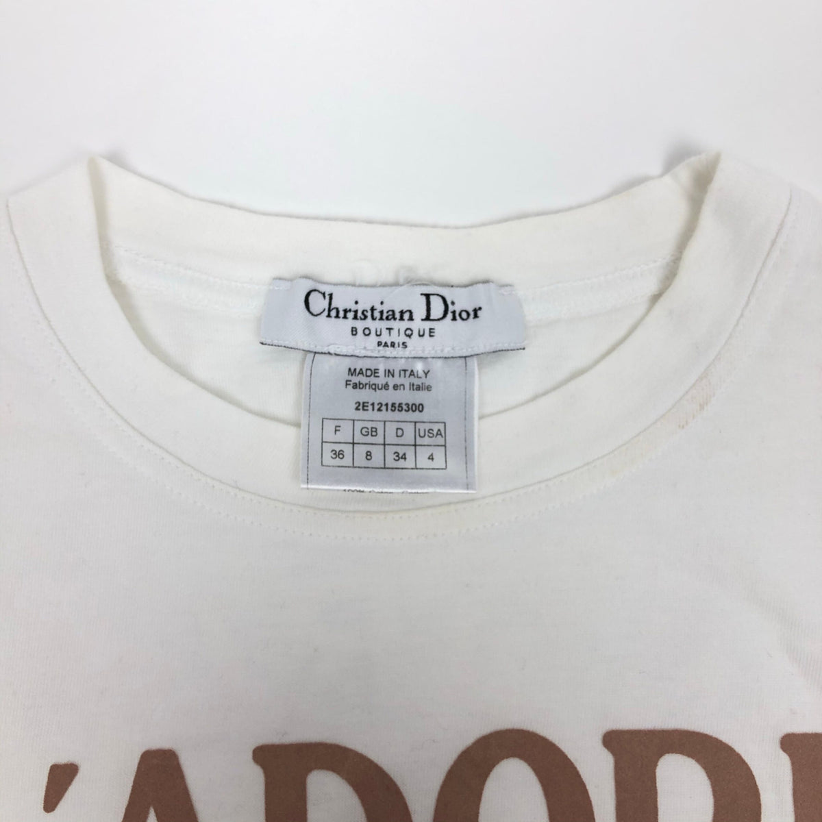 CHRISTIAN DIOR ‘J’ADORE DIOR’ TOP