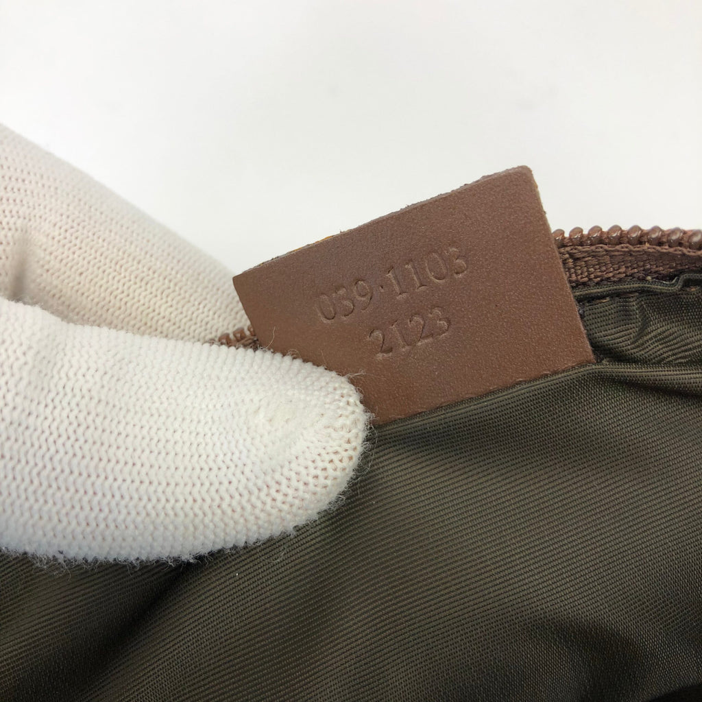 GUCCI MONOGRAM SHOULDER BAG