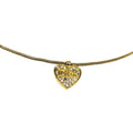 CHRISTIAN DIOR HEART NECKLACE