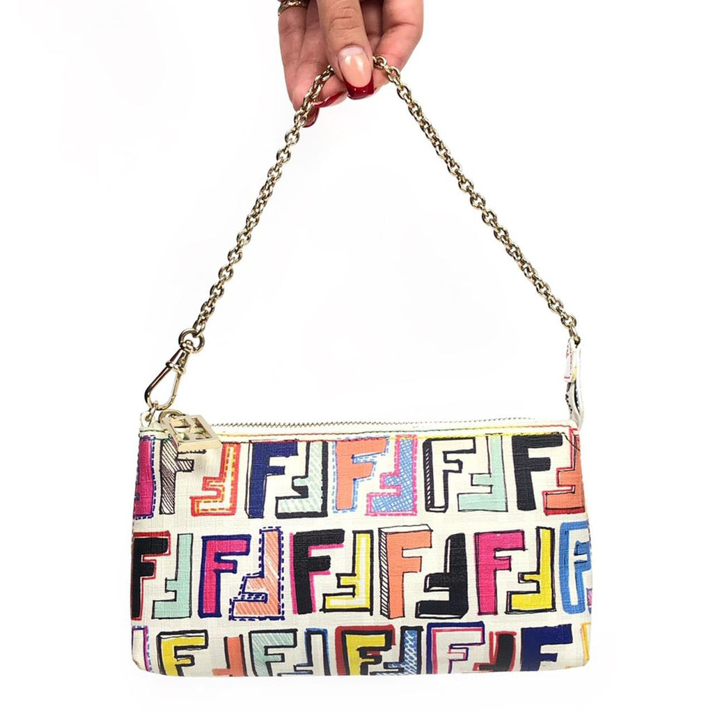 FENDI ZUCCA SHOULDER BAG
