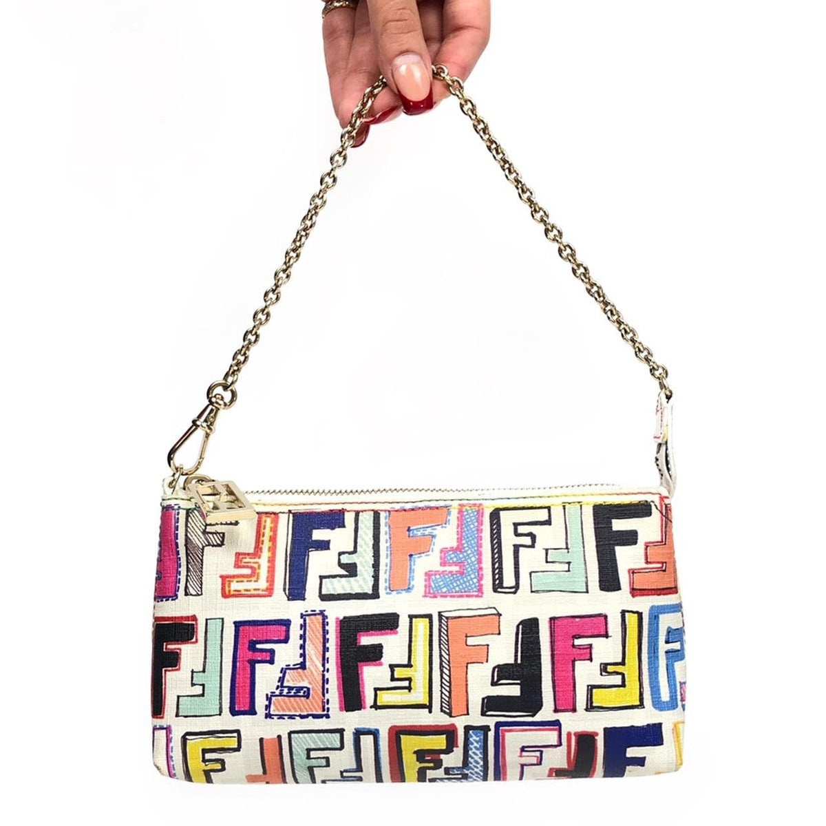 FENDI ZUCCA SHOULDER BAG