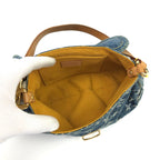 LOUIS VUITTON DENIM PLEATY SHOULDER BAG