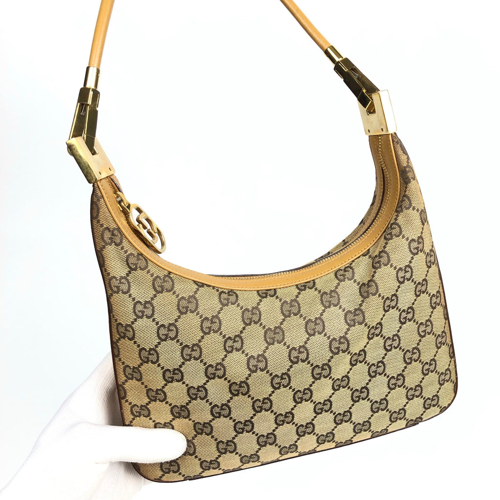 GUCCI MONOGRAM SHOULDER BAG