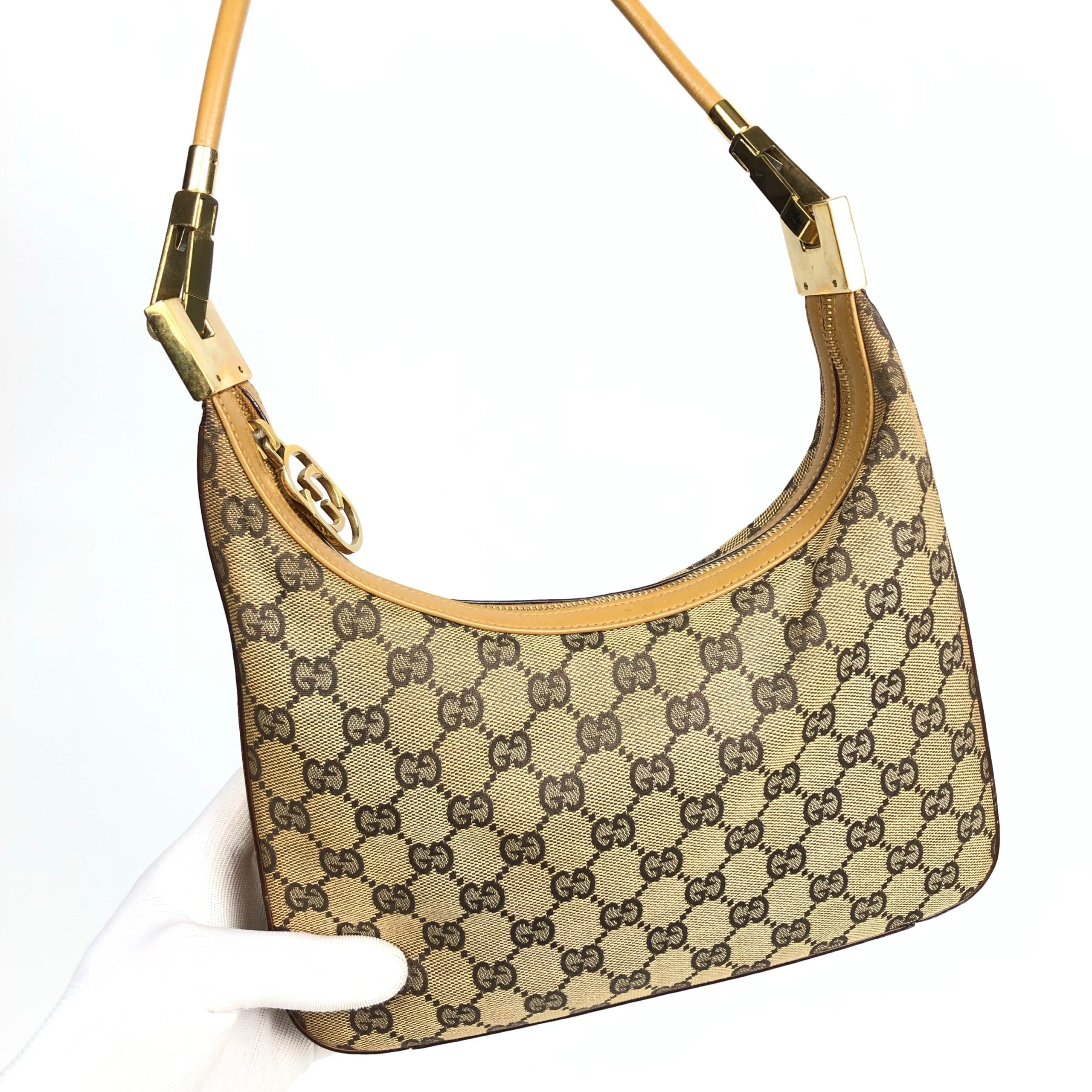 GUCCI MONOGRAM SHOULDER BAG