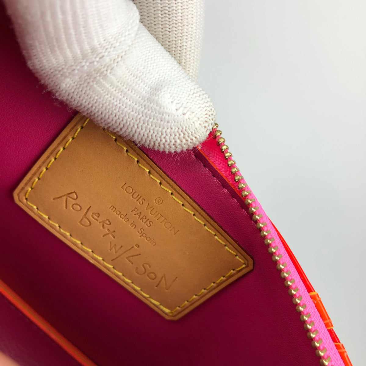 LOUIS VUUTTION X ROBERT WILSON VERNIS POCHETTE SHOULDER BAG