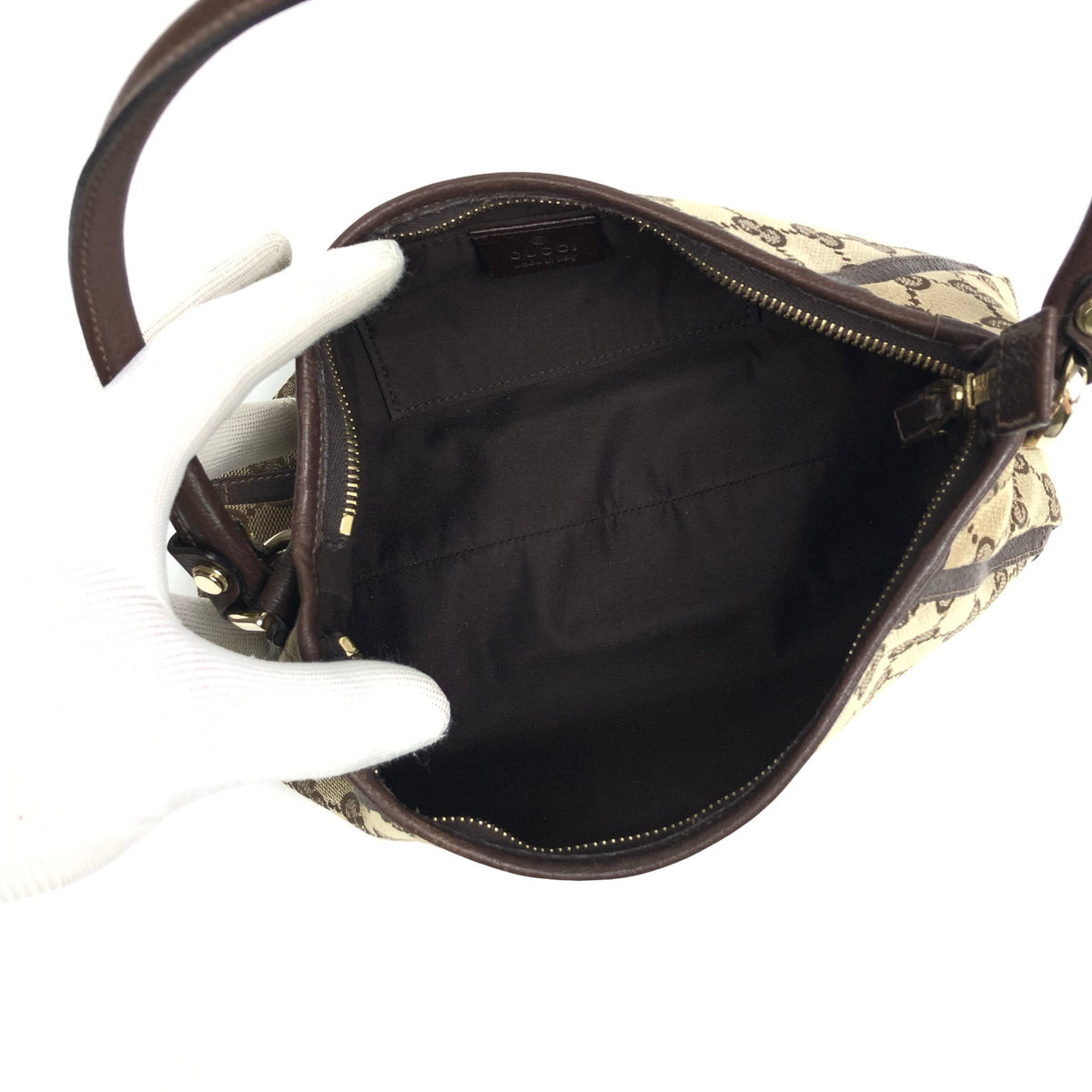 GUCCI MONOGRAM SHOULDER BAG