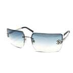 CHANEL RIMLESS SUNGLASSES