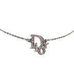 CHRISTIAN DIOR PINK JEWELLED NECKLACE