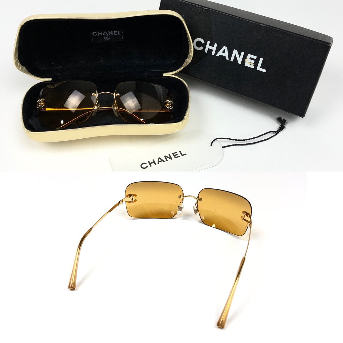 CHANEL RIMLESS SUNGLASSES