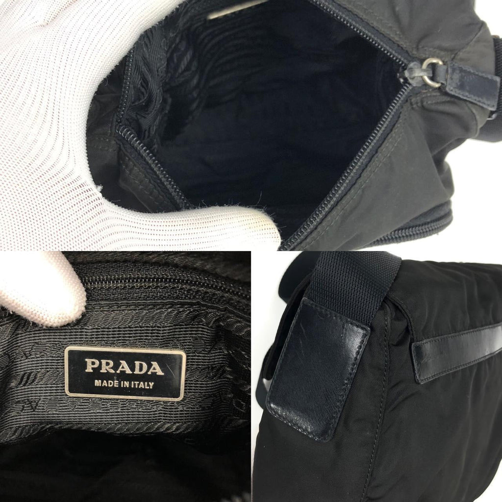 PRADA NYLON BUCKLE CROSSBODY BAG