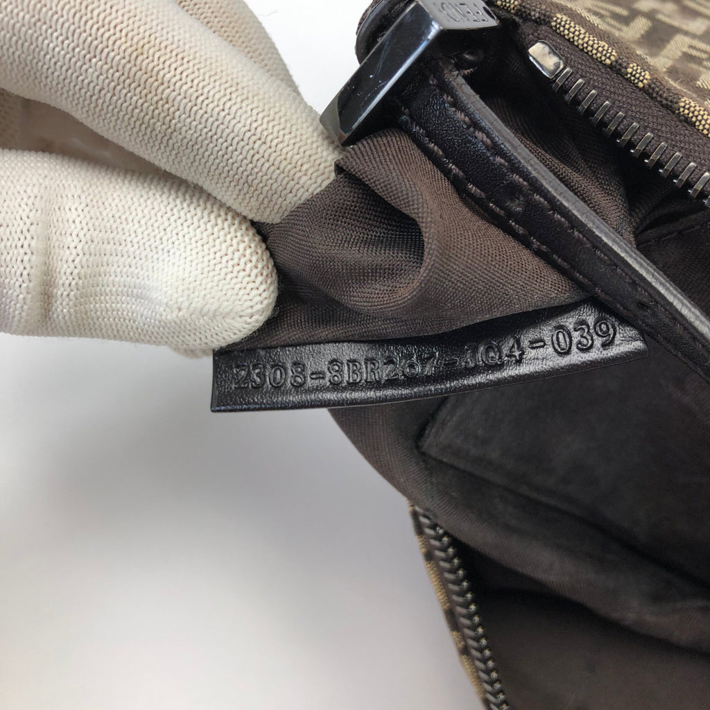 FENDI ZUCCA SHOULDER BAG