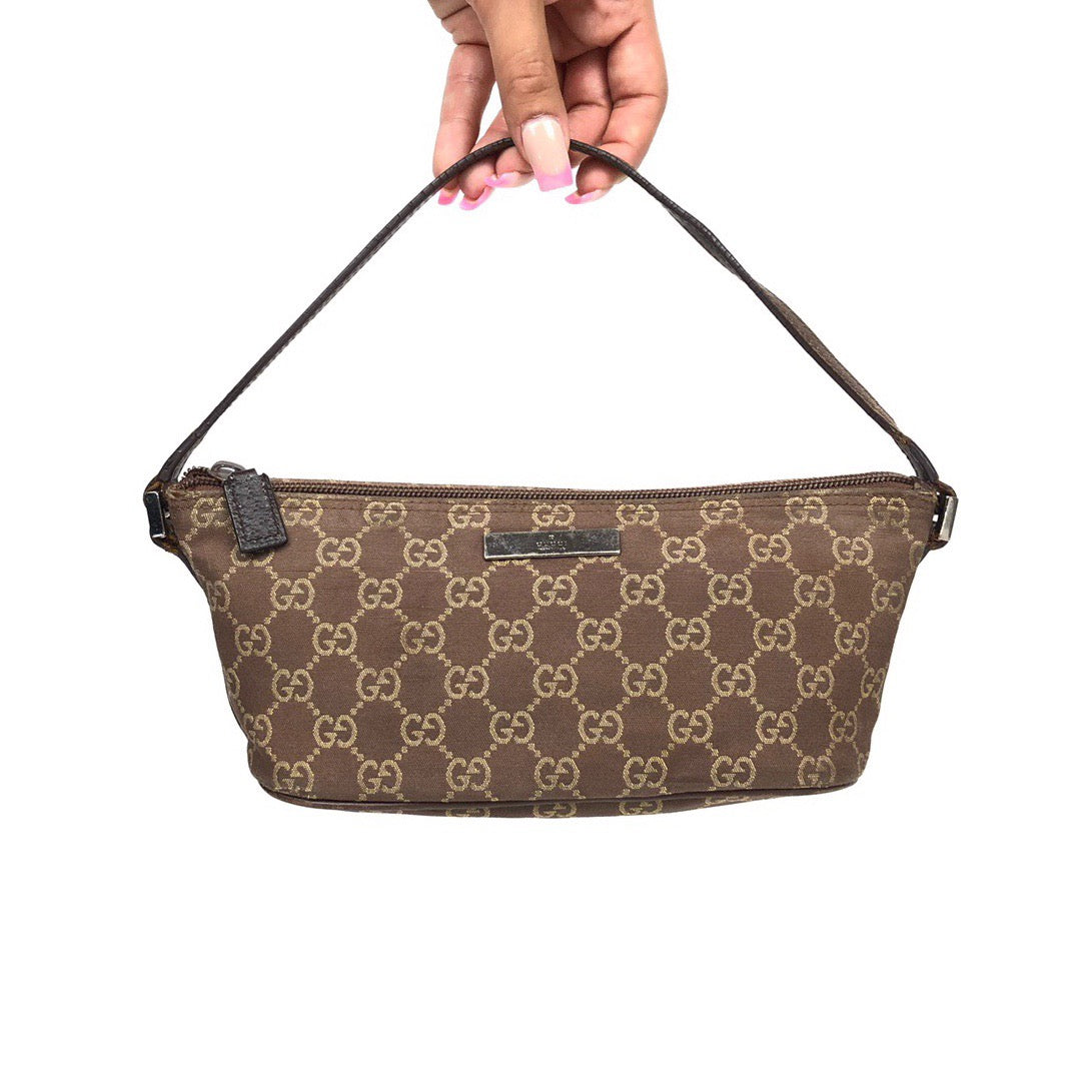GUCCI MONOGRAM SHOULDER BAG