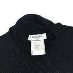 CHRISTIAN DIOR SHEER TURTLE NECK TOP