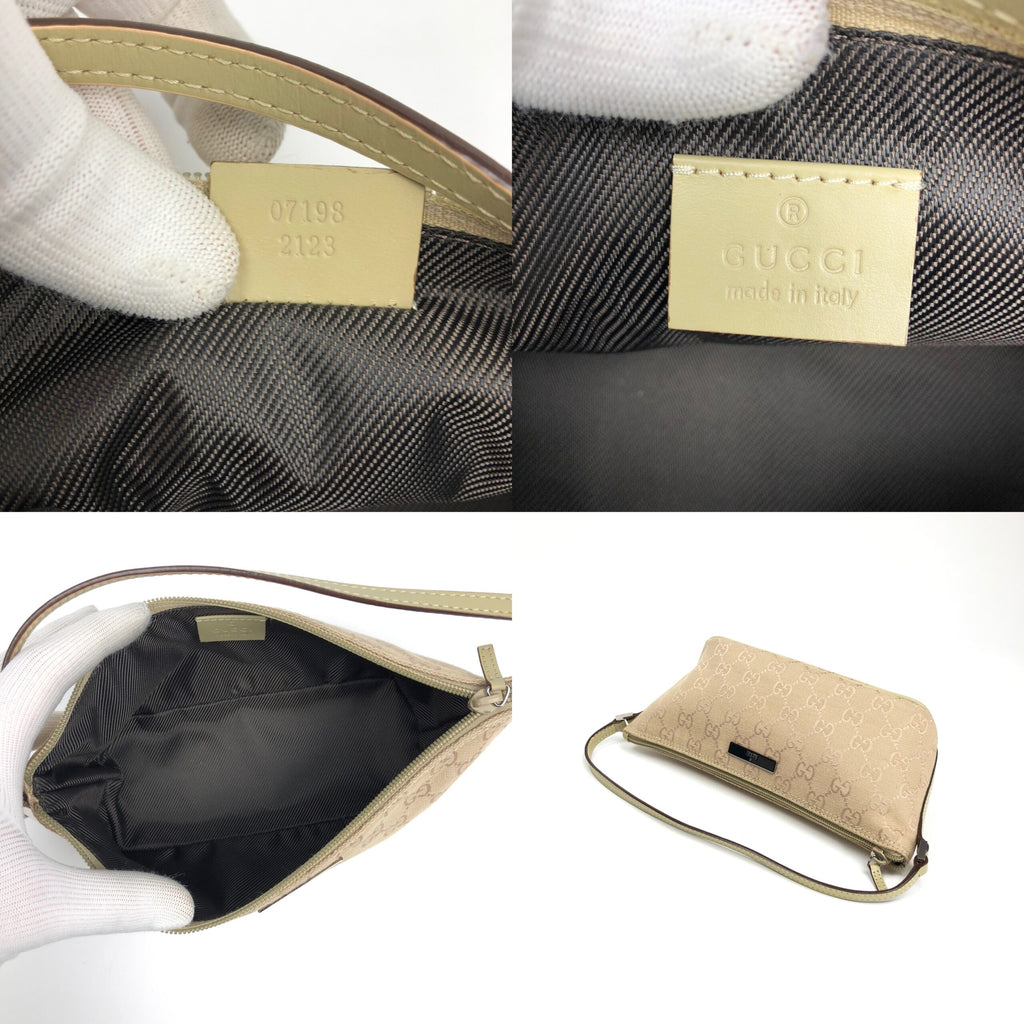 GUCCI MONOGRAM SHOULDER BAG