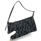 FENDI ZUCCA DENIM SHOULDER BAG
