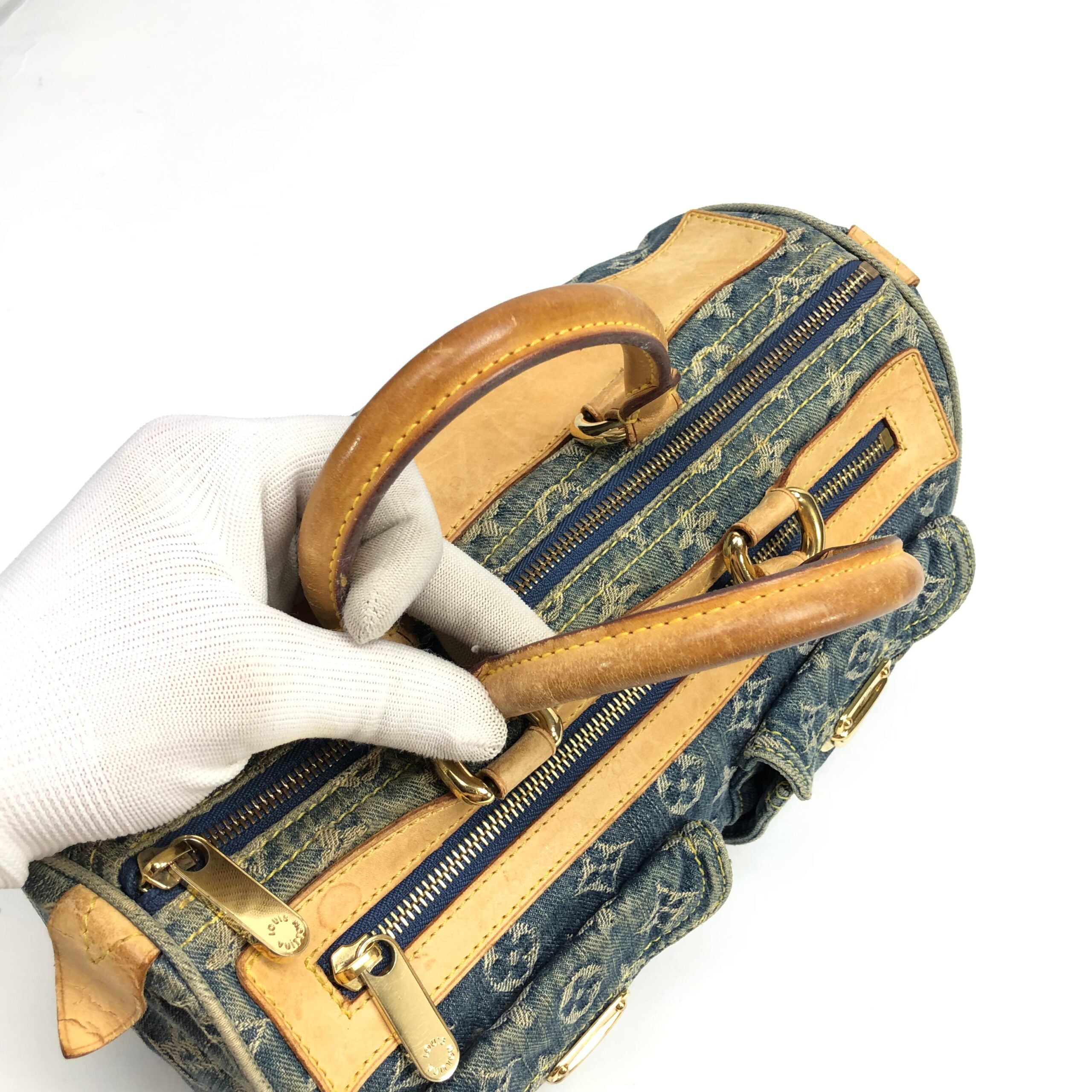 LOUIS VUITTON NEO SPEEDY DENIM BAG