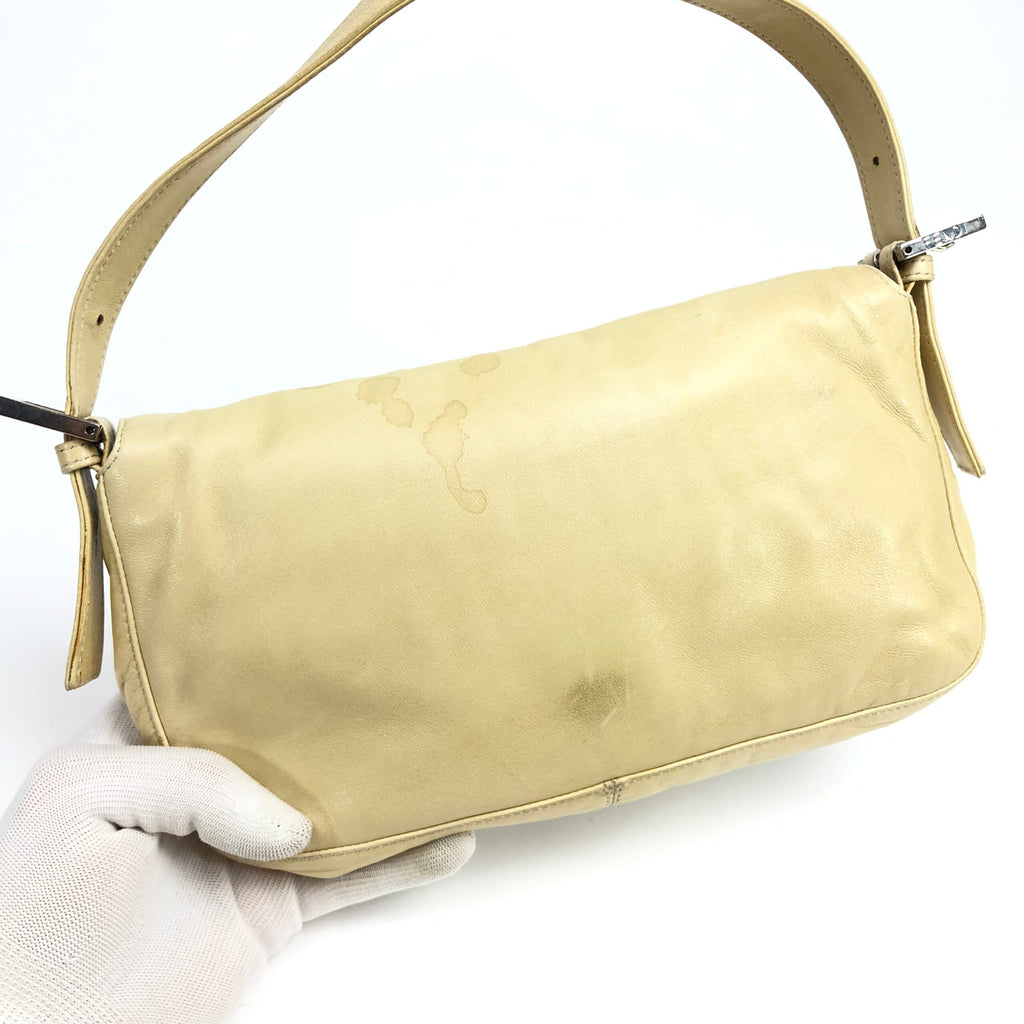 FENDI LEATHER BAGUETTE SHOULDER BAG
