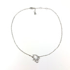 CHRISTIAN DIOR JEWELLED MONOGRAM NECKLACE