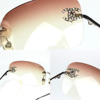 CHANEL RIMLESS SUNGLASSES