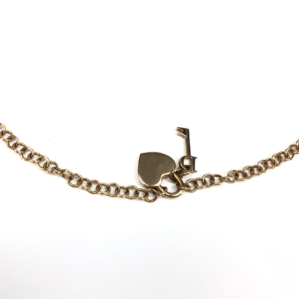 CHRISTIAN DIOR PADLOCK NECKLACE