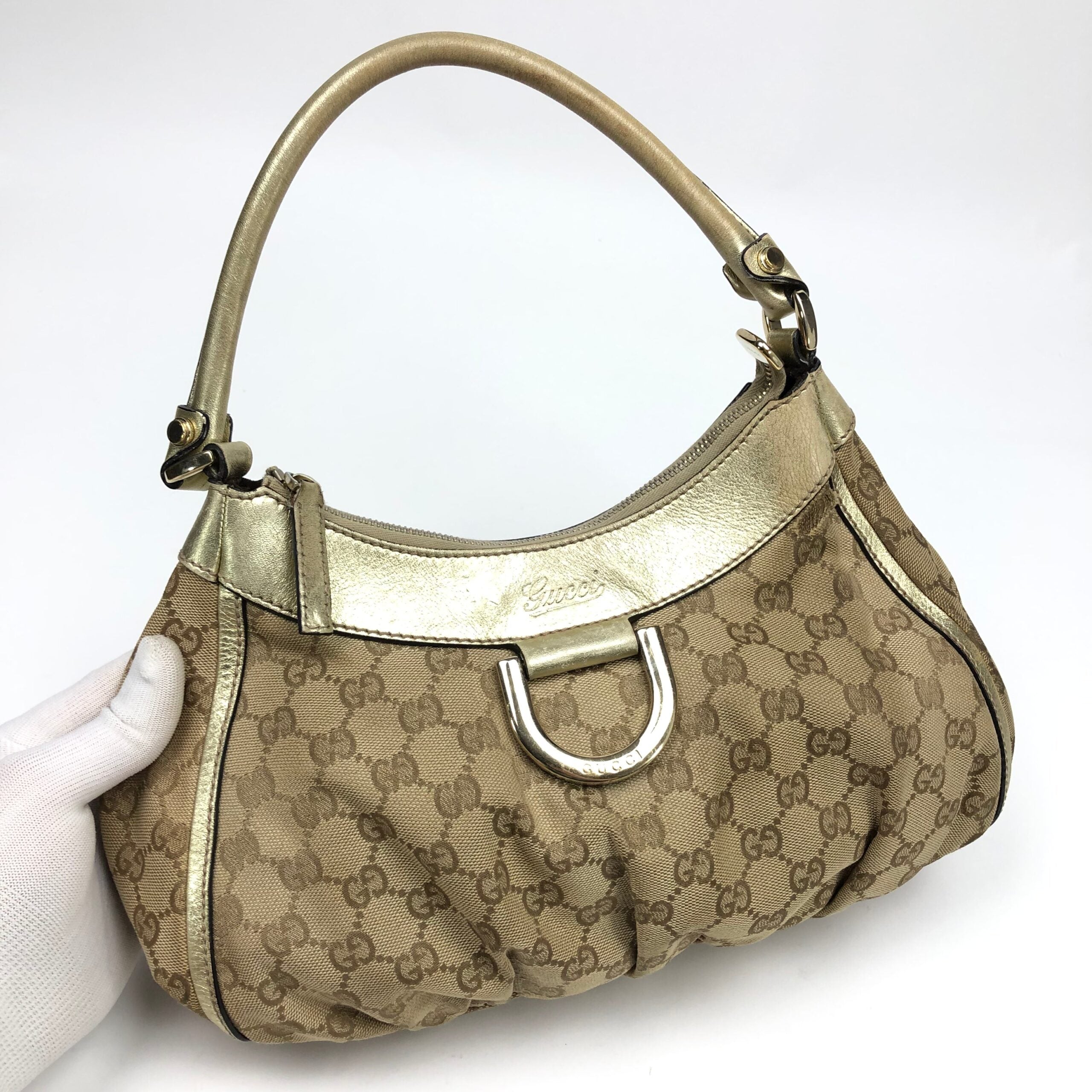 GUCCI MONOGRAM ABBEY SHOULDER BAG