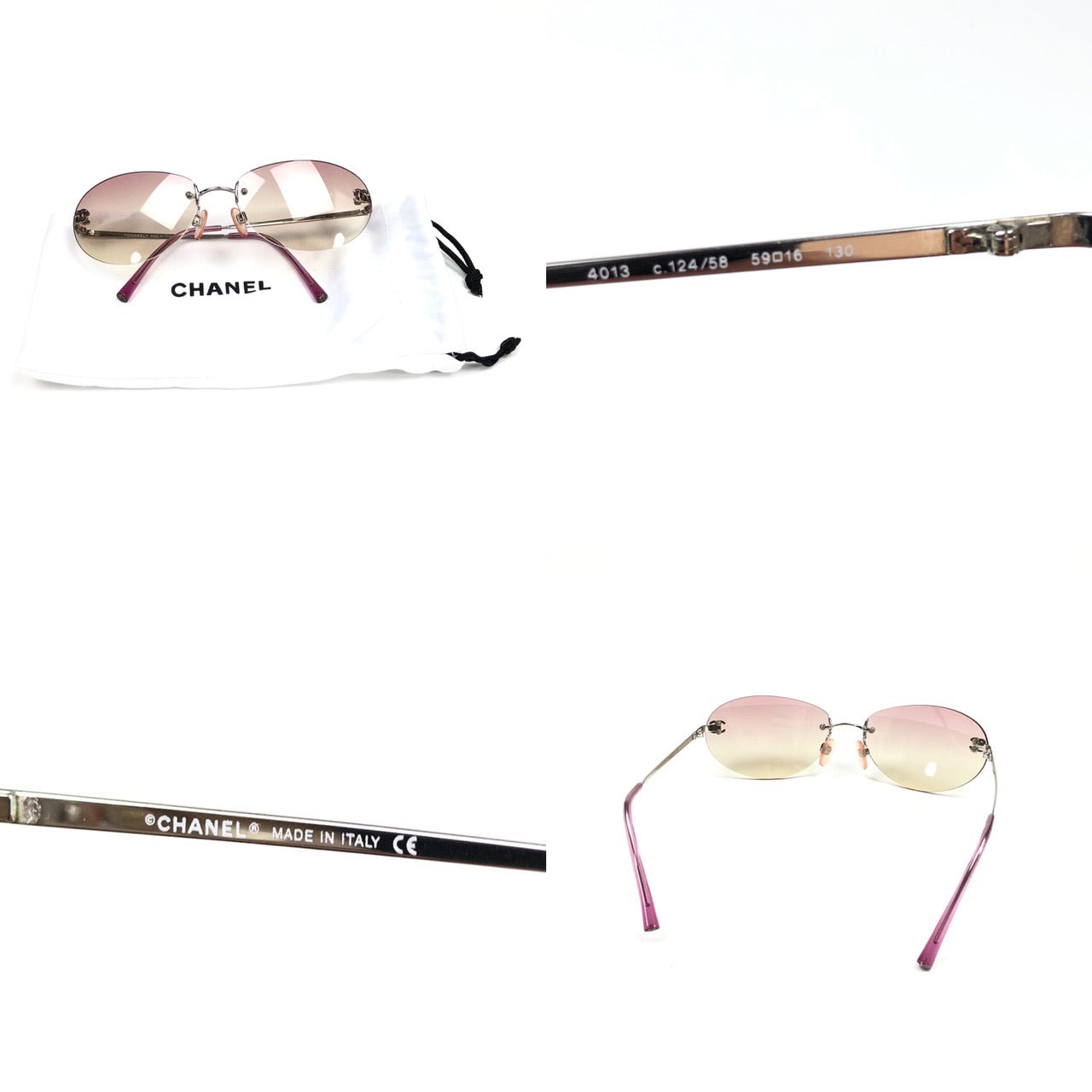 CHANEL RIMLESS SUNGLASSES