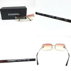 CHANEL RIMLESS SUNGLASSES