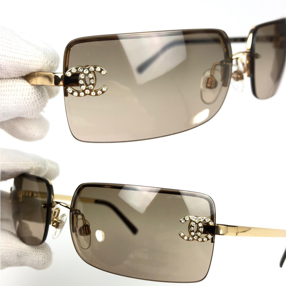 CHANEL RIMLESS SUNGLASSES