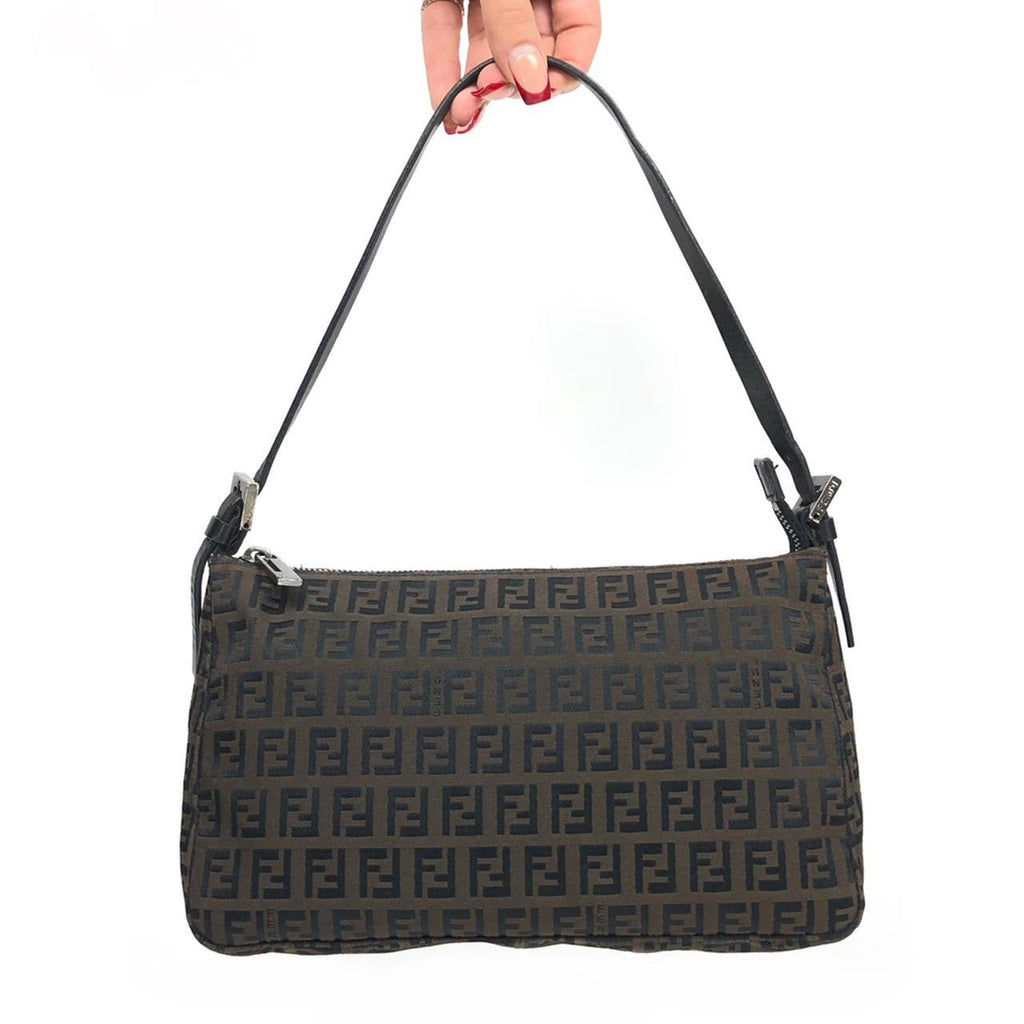 FENDI ZUCCA SHOULDER BAG
