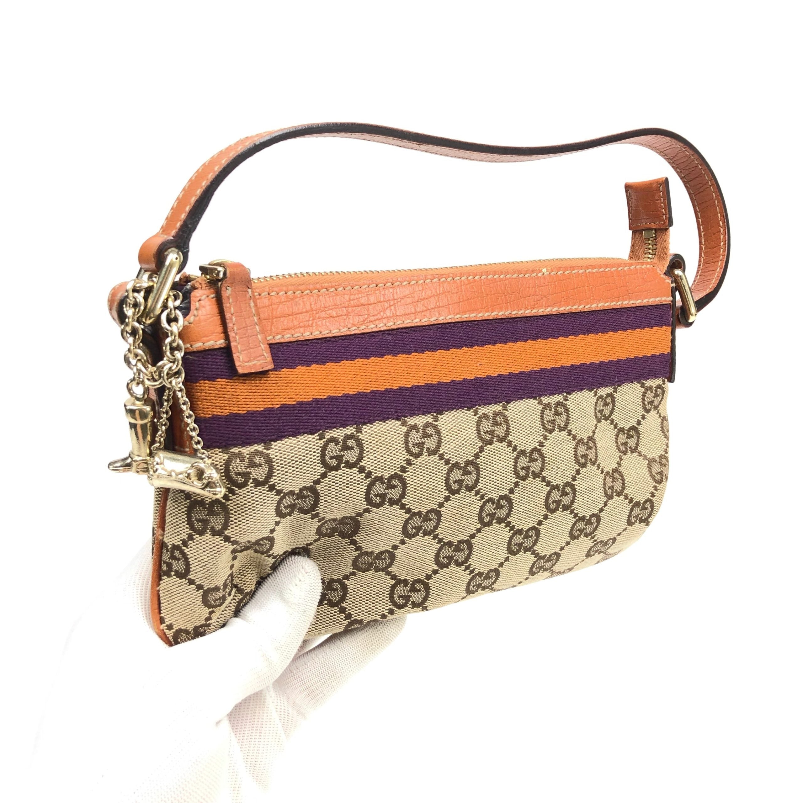 GUCCI MONOGRAM SHOULDER BAG
