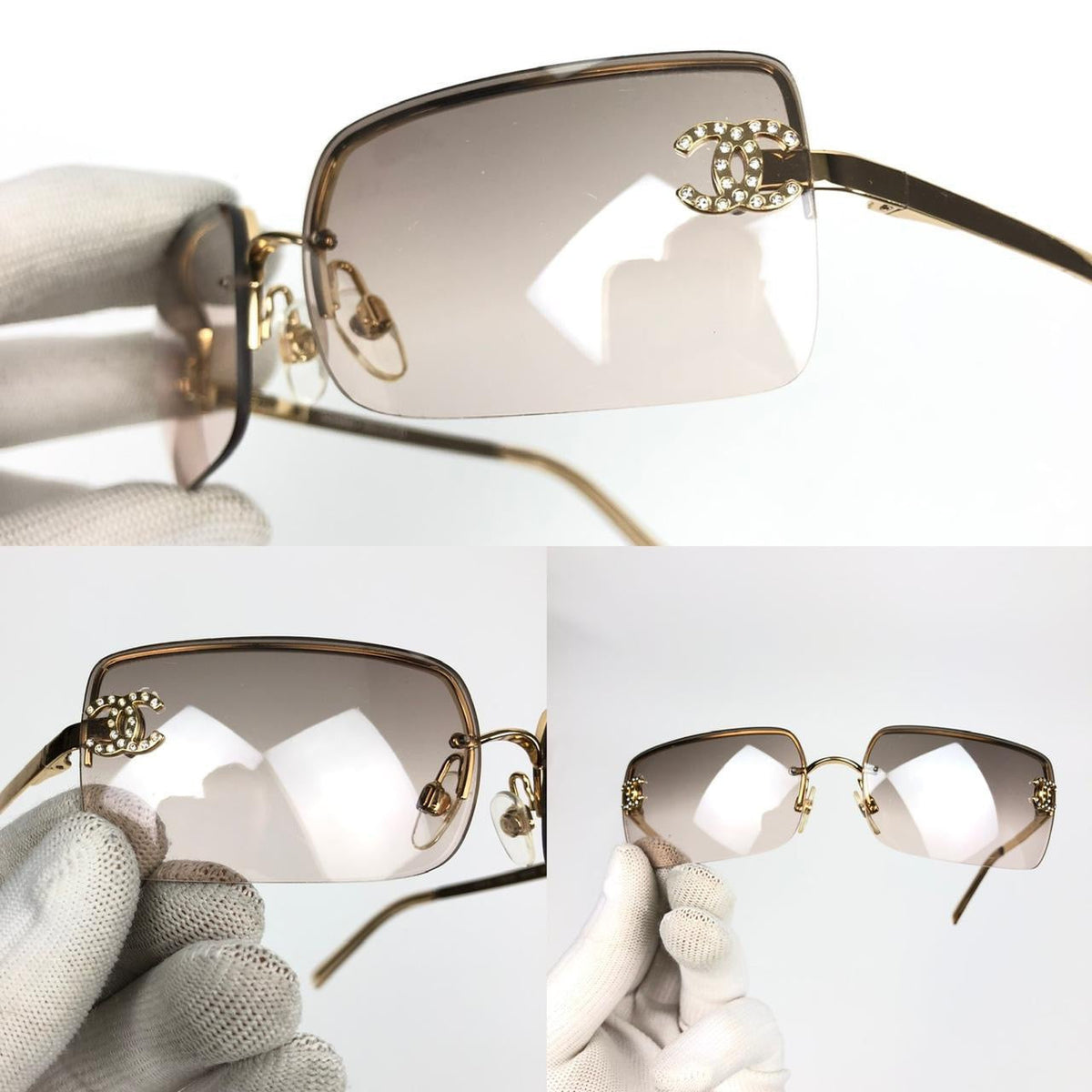CHANEL RIMLESS SUNGLASSES