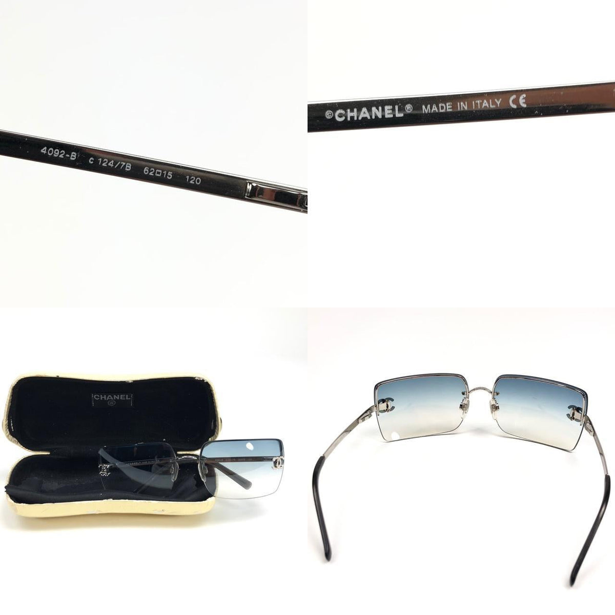 CHANEL RIMLESS SUNGLASSES