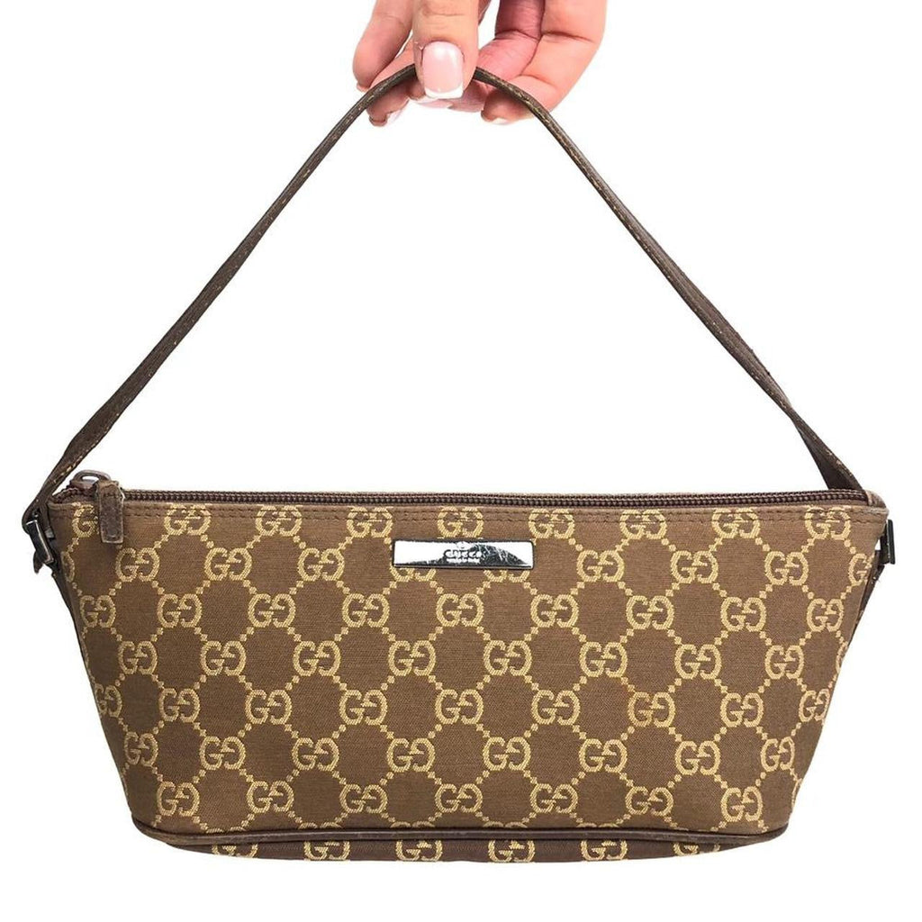 GUCCI MONOGRAM SHOULDER BAG