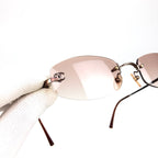 CHANEL RIMLESS SUNGLASSES