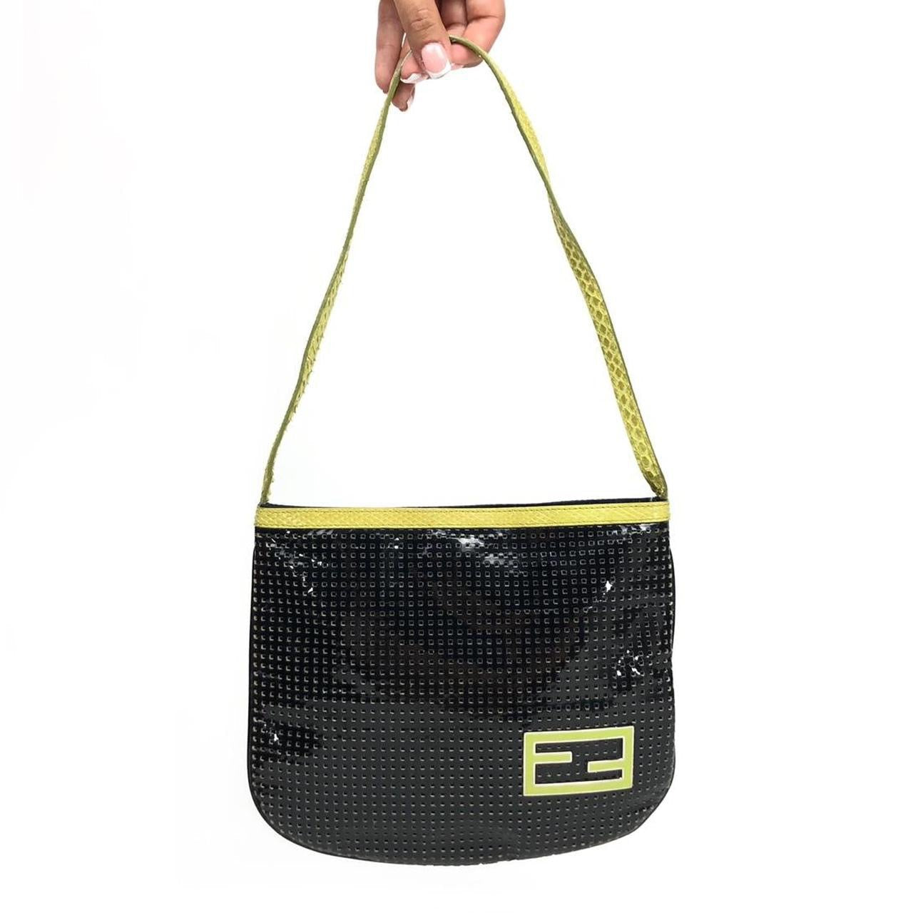 FENDI ZUCCA SHOULDER BAG