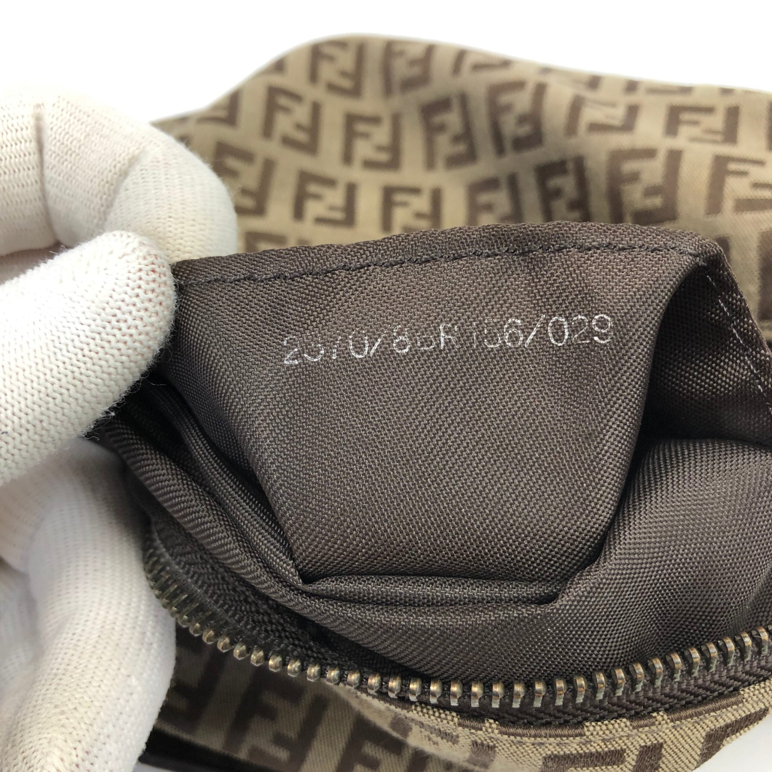 FENDI ZUCCA SHOULDER BAG