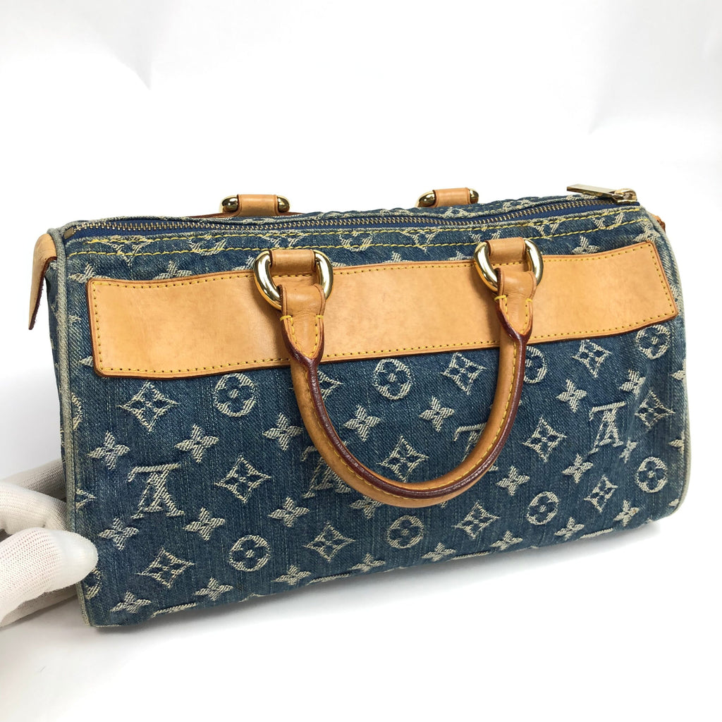 LOUIS VUITTON NEO SPEEDY DENIM BAG