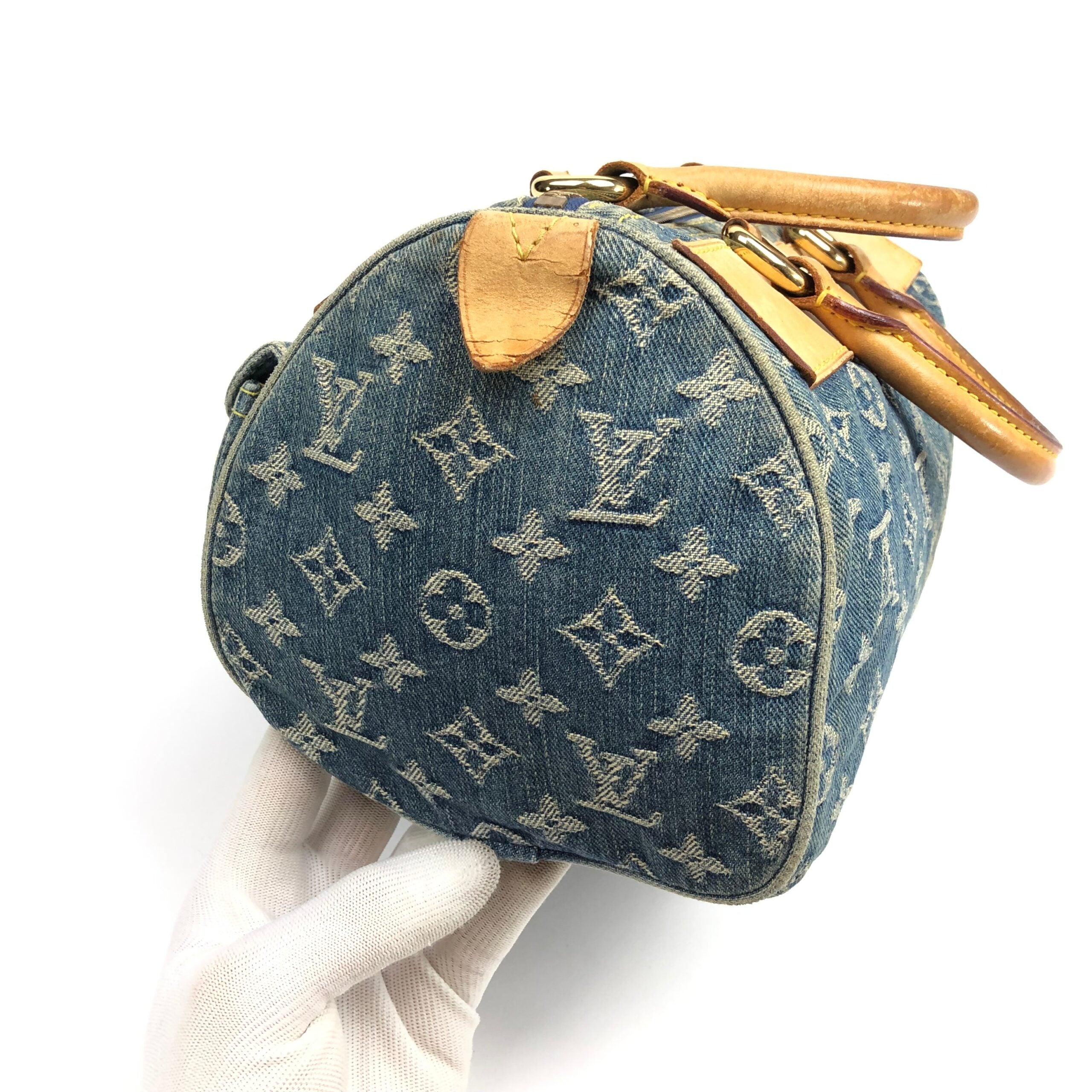 LOUIS VUITTON NEO SPEEDY DENIM BAG