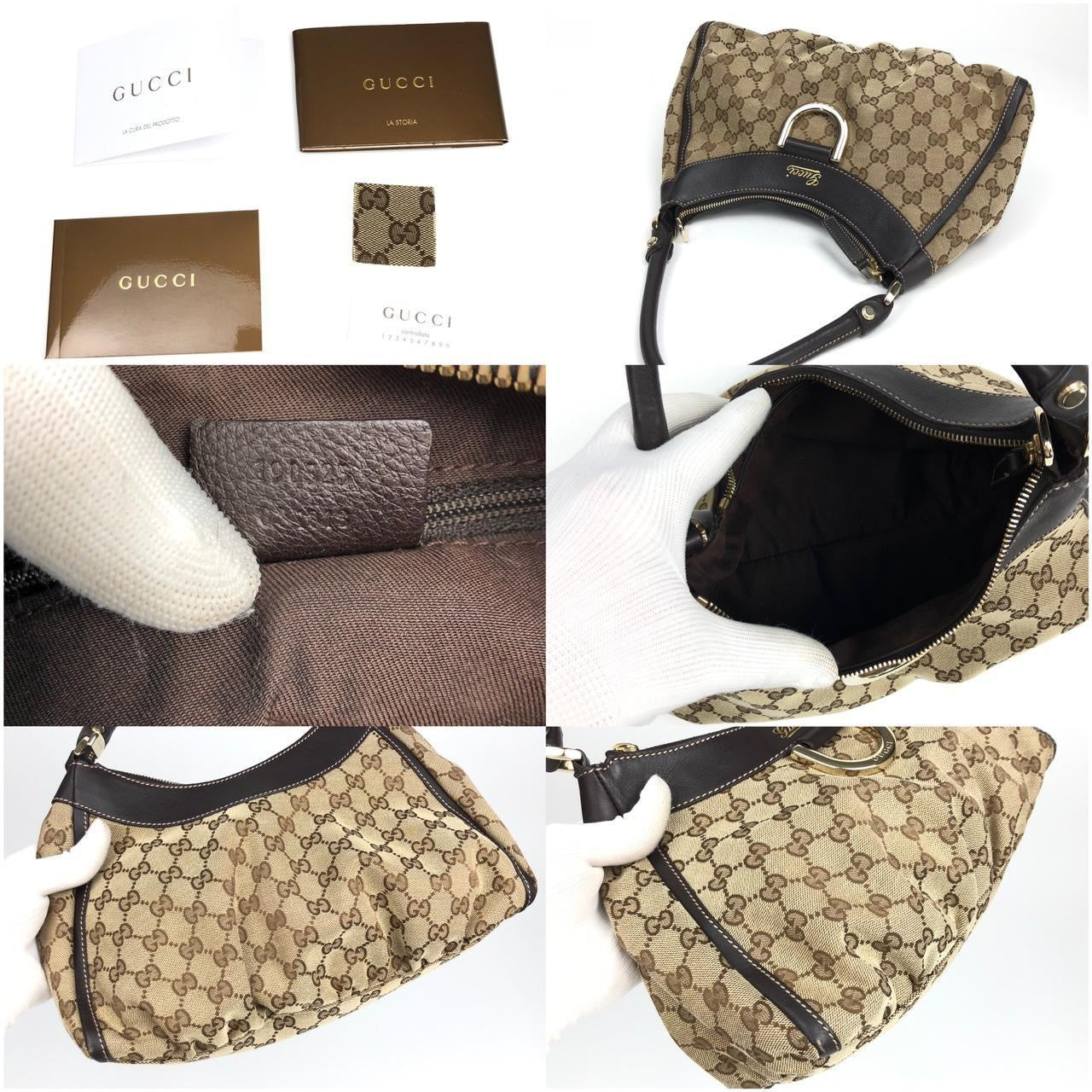 GUCCI MONOGRAM SHOULDER BAG