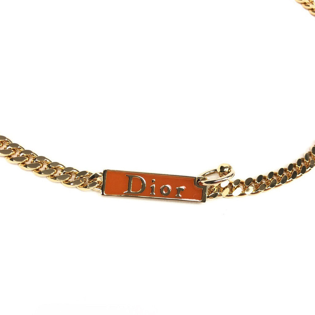 CHRISTIAN DIOR PIERCING CHOKER NECKLACE
