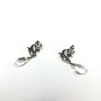 CHRISTIAN DIOR MONOGRAM EARRINGS