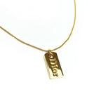 CHRISTIAN DIOR MONOGRAM NECKLACE