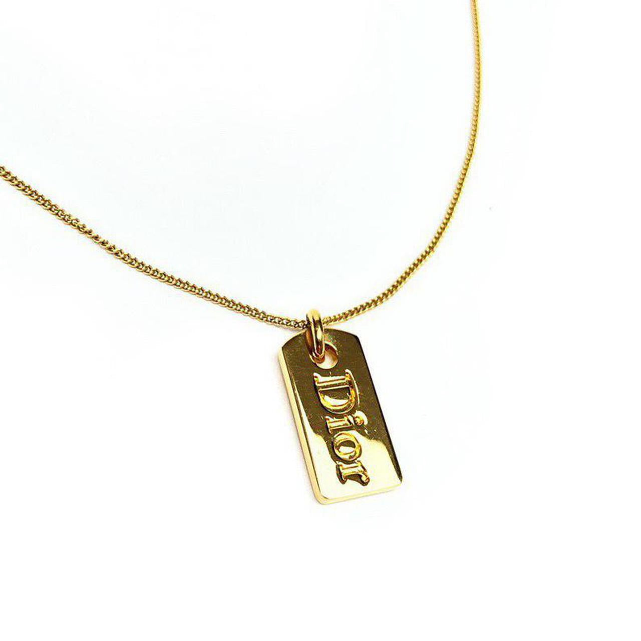 CHRISTIAN DIOR MONOGRAM NECKLACE